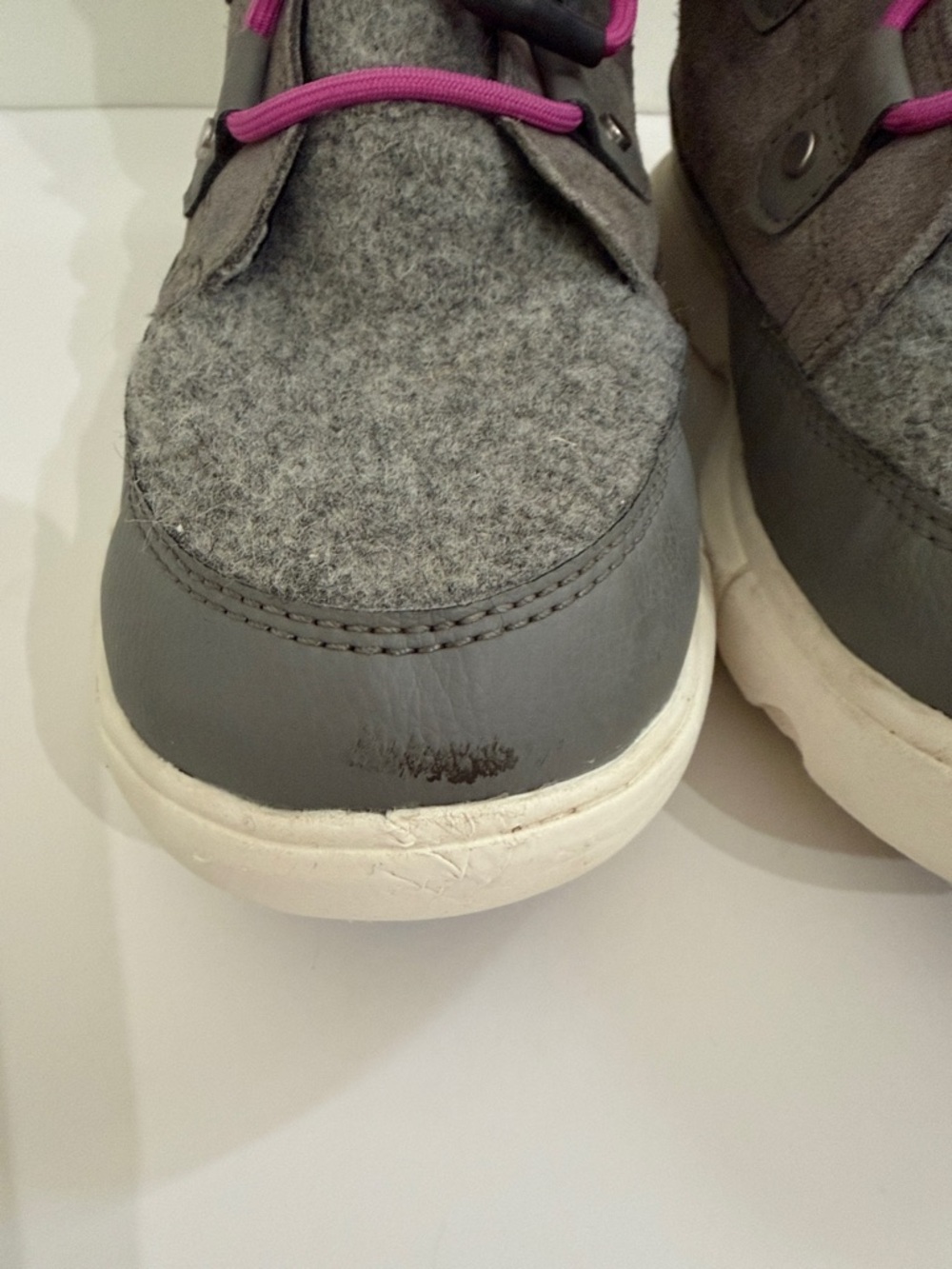 SOREL Explorer Waterproof Boots Womens Size 7 Faux Fur Gray - Picture 12 of 13